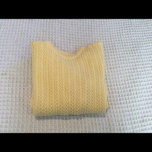 Susan Ess yellow sweater